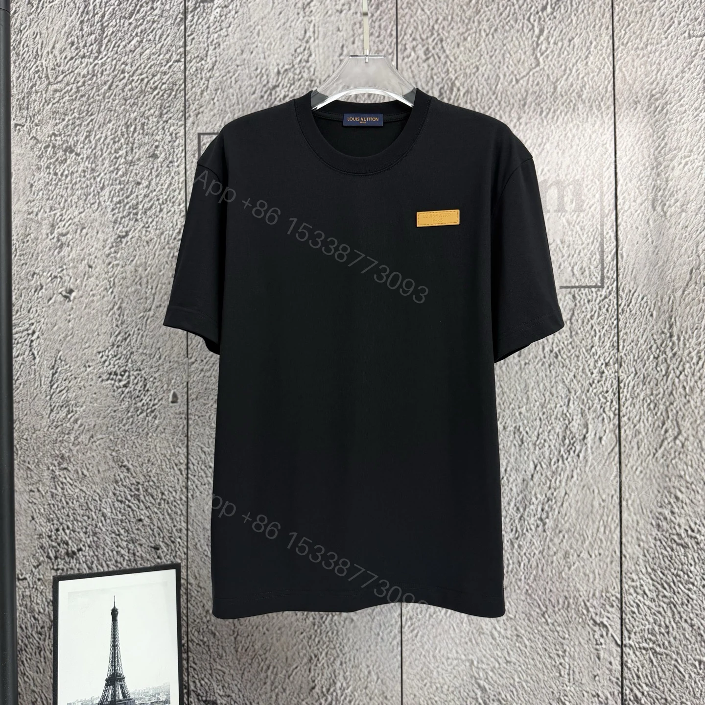 LV A貨 男款 極簡金標短袖T恤 高級感低調百搭款 — view 1