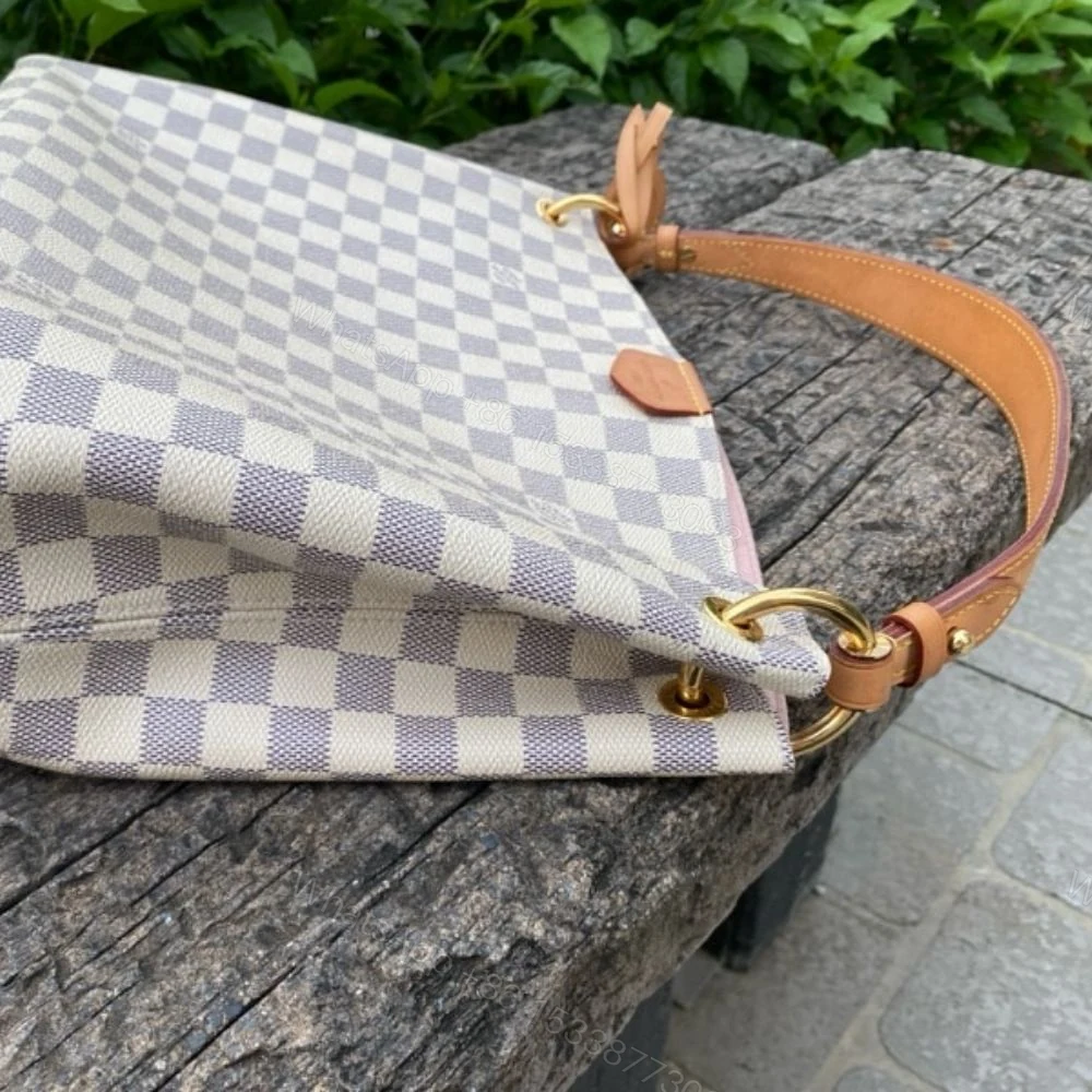 View 9 of Louis Vuitton Graceful PM Damier Azur 35Cm N42249