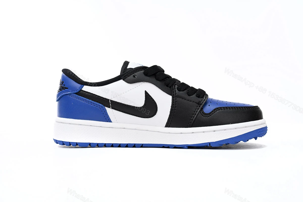 View 2 of Air Jordan 1 Low Golf Black and White DD9315-102