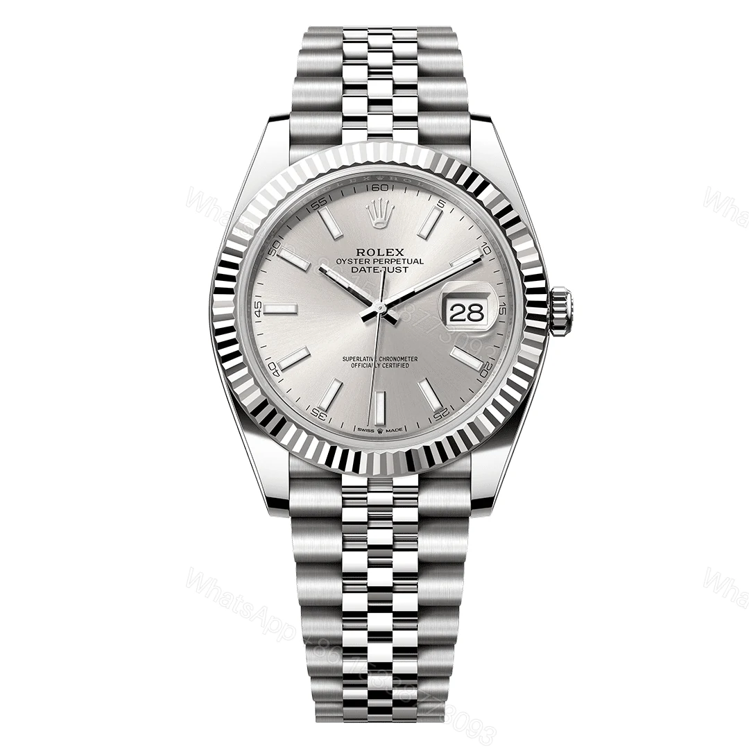 Rolex Datejust Silver Dial Replica — view 1
