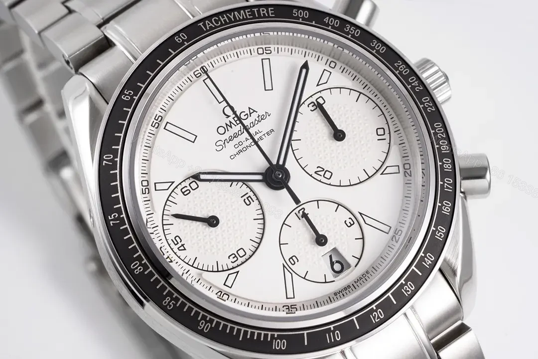 View 4 of Omega Speedmaster Professional 326.32.40.50.06.001 Chronograph Watch Silver Stainless Steel with White Dial
