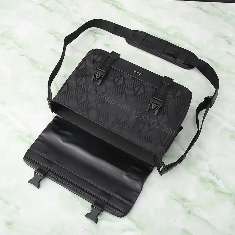 View 3 of Nylon Dior Geometry Crossbody Bag - Minimal Luxury Utility
