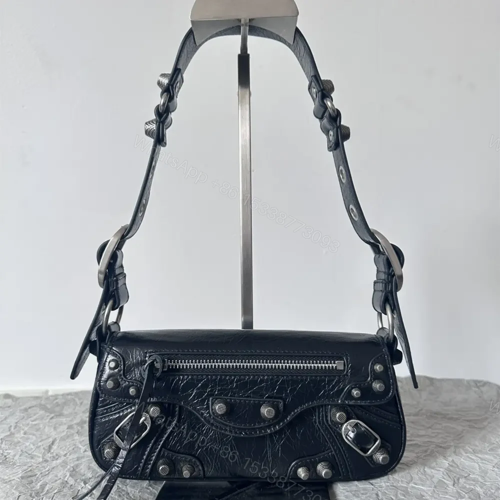 高仿Balenciaga*LeCagole2024新款法棍包黑色XS — view 1