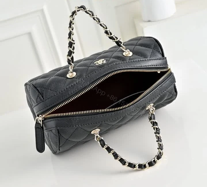 View 5 of Chanel Mini Boston Bowling Bag AP4474