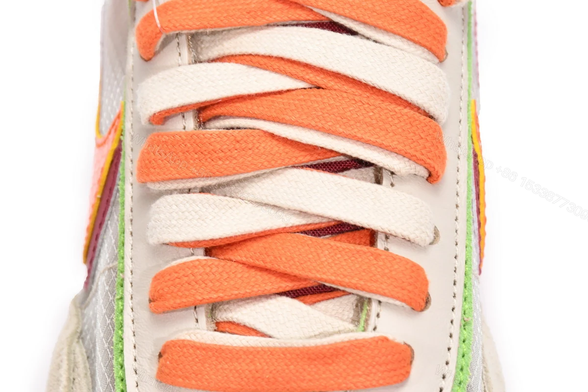 View 7 of CLOT x sacai x Nike LDWaffle Orange Blaze DH1347-100