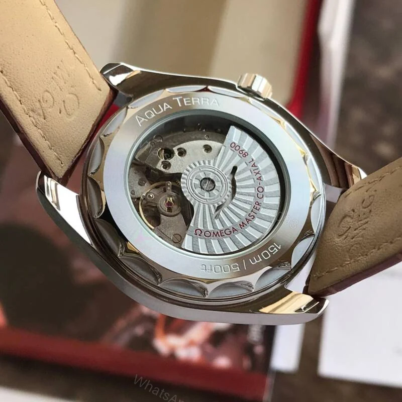 View 5 of Omega Seamaster Co-Axial Aquatera WorldMap White Dial Automatic 40mm