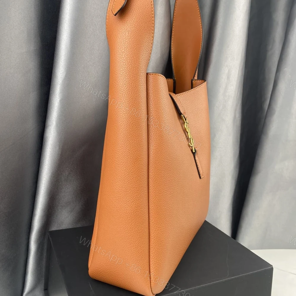 View 3 of Saint Laurent 5 À 7 Soft Small Hobo Bag In Smooth Beige 27Cm