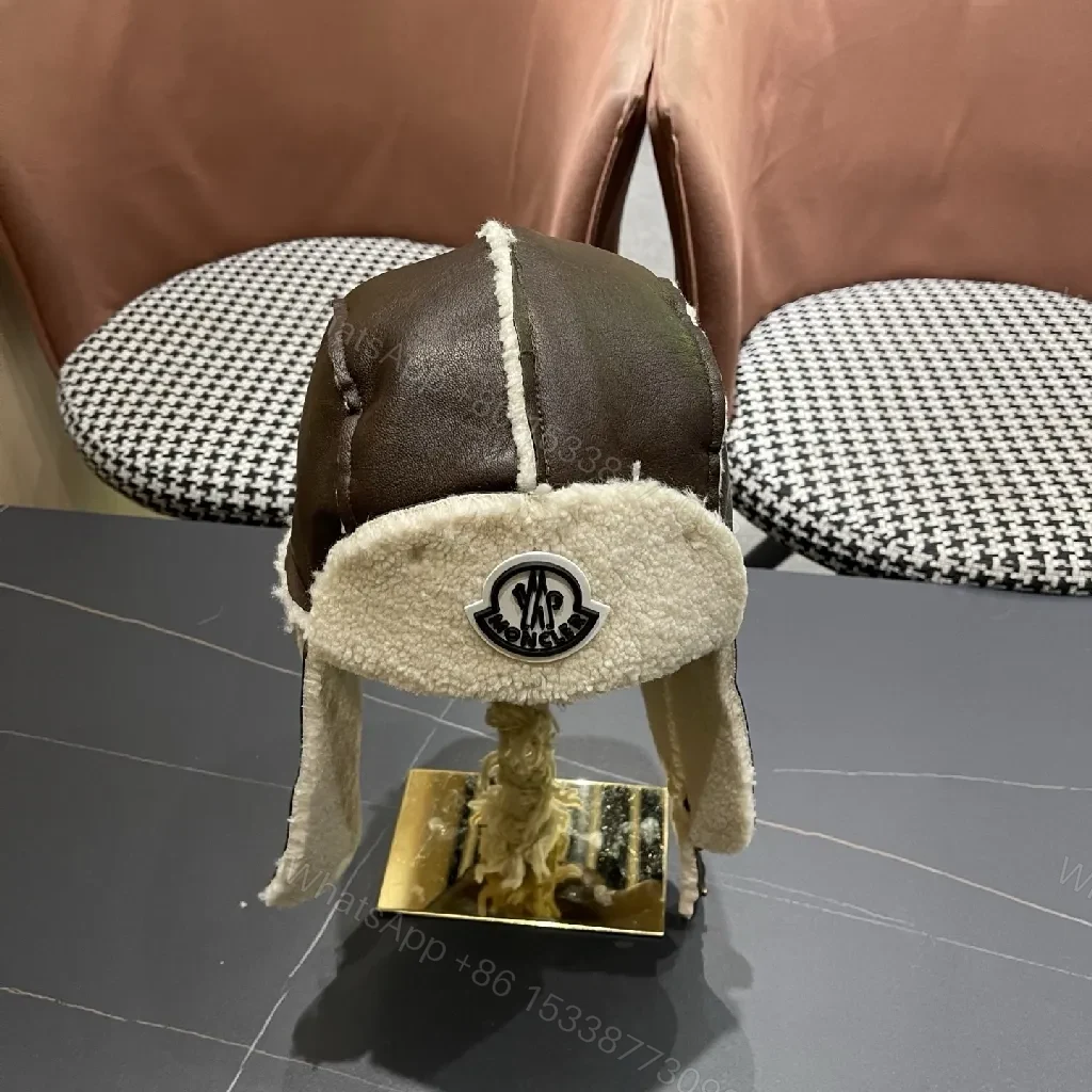 View 6 of Cozy LuxeShear Winter Beanie: Faux Leather, Earflap, Warmth
