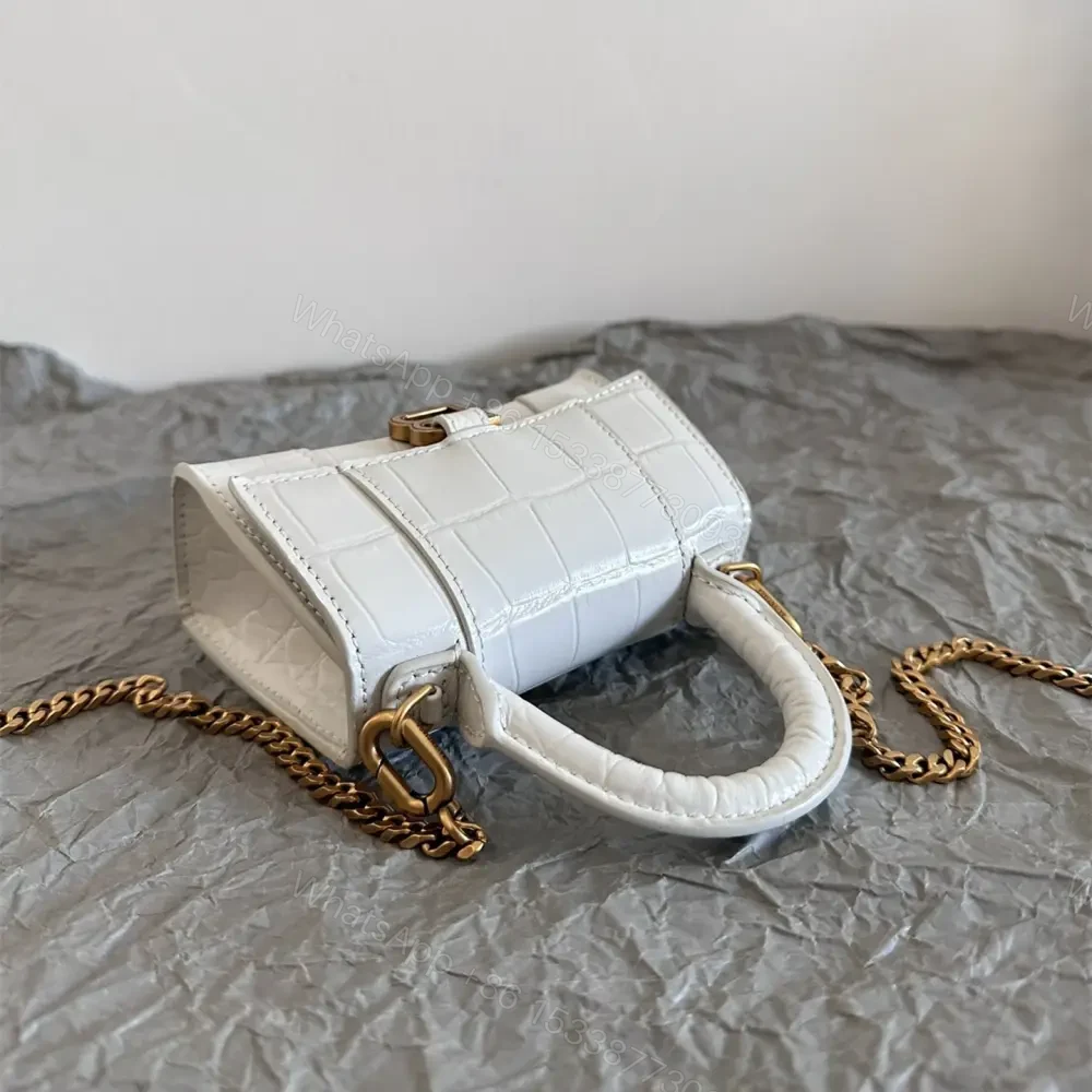 View 6 of 高仿Balenciaga*Nano系列迷你沙漏包白色