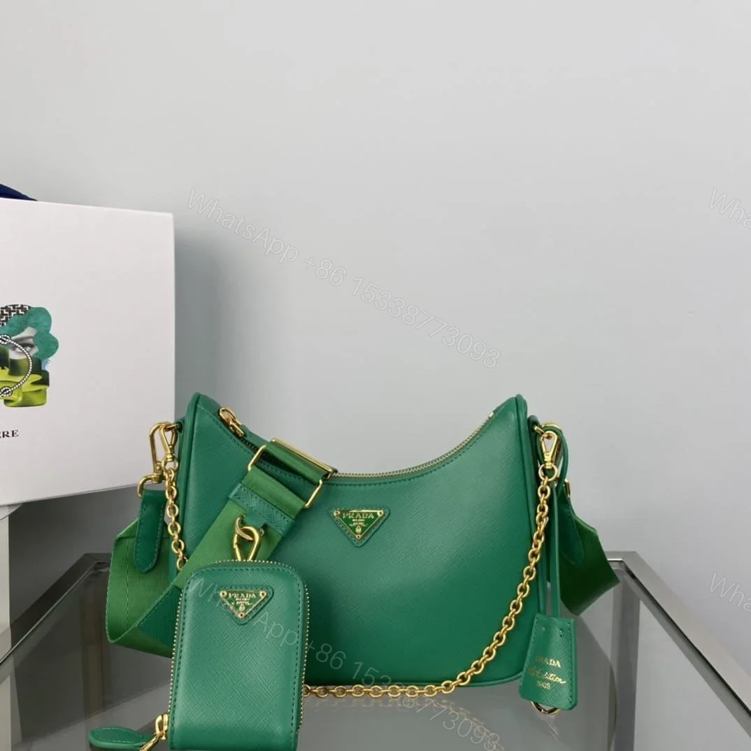 Prada Saffiano Leather Shoulder Bag — view 1