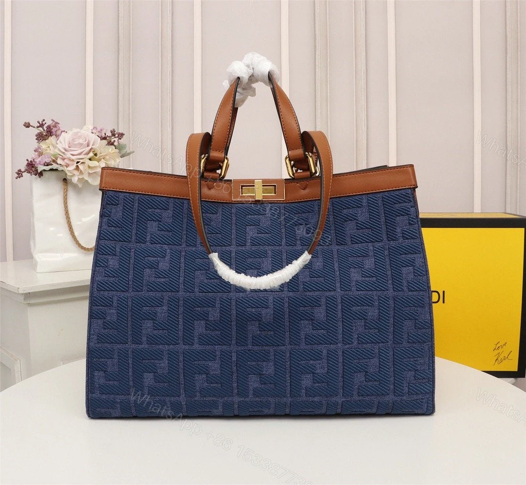 Fendi Peekaboo X-TOTE Canvas Bag — view 1