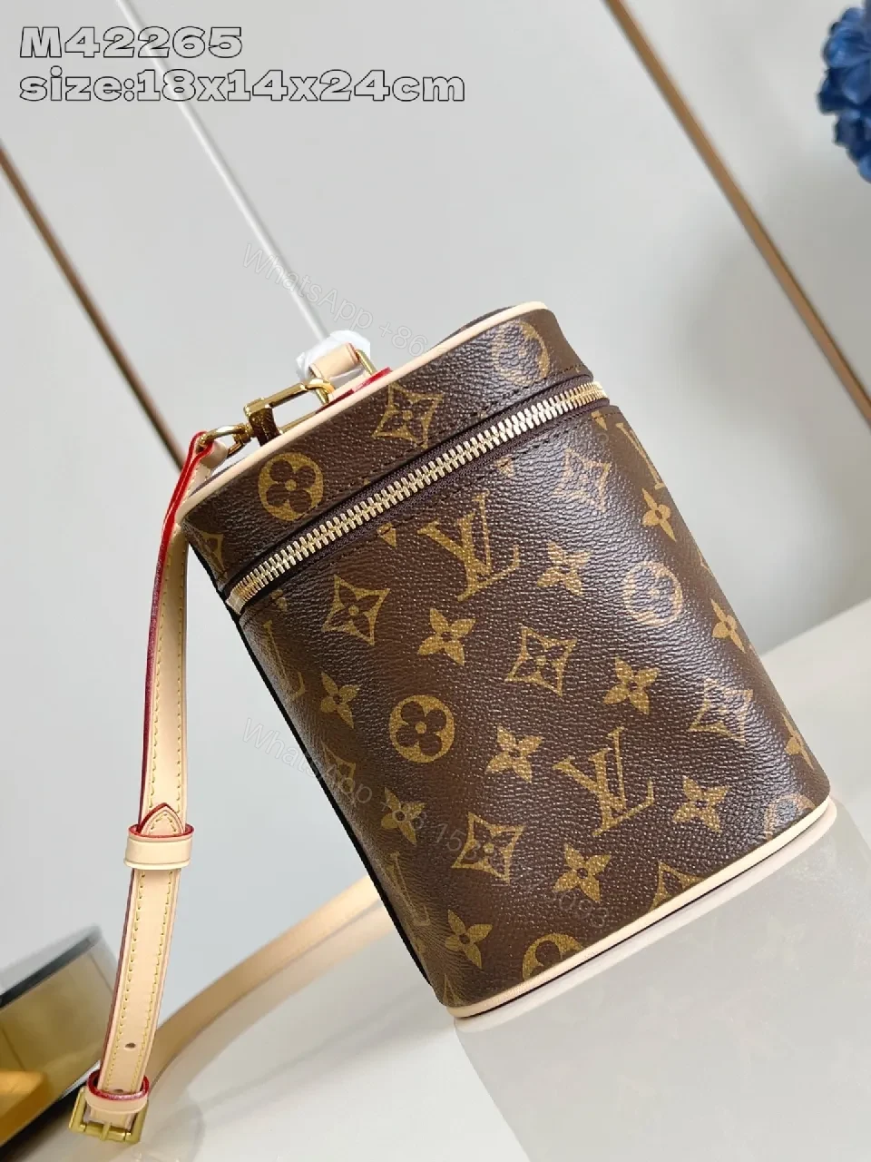 View 6 of Chic Monogram Crossbody: Structured, Lightweight, Versatile Bag