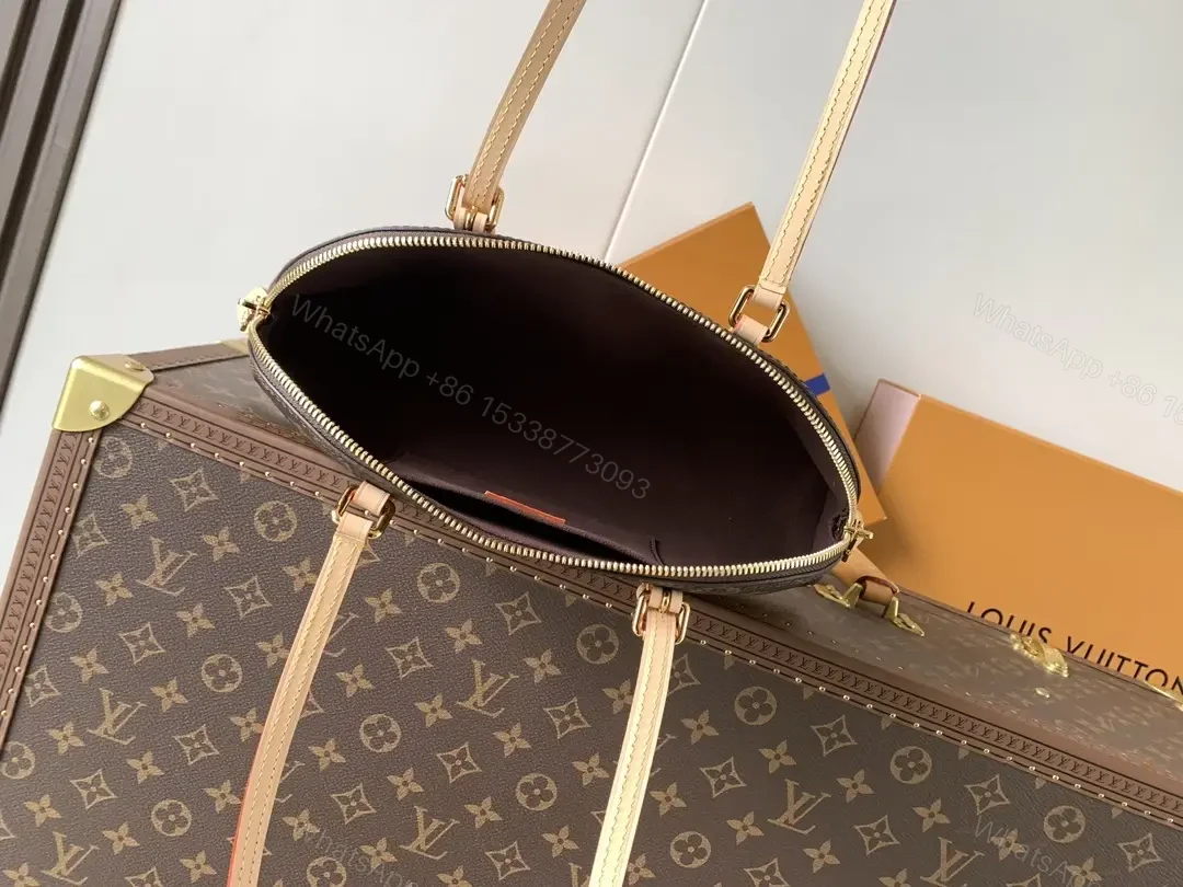 View 3 of Compact Monogram LV Handbag & Case Set – Luxury Travel Ready