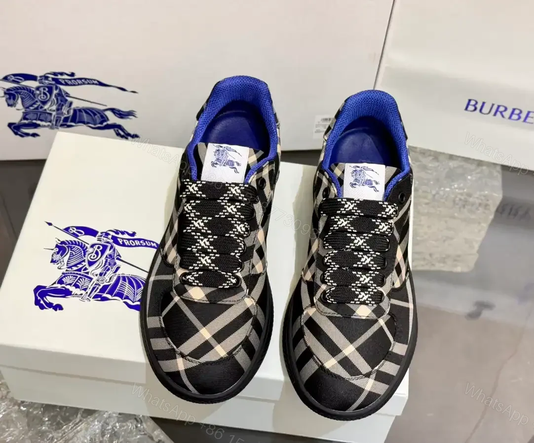 View 8 of BURBERRY TERRACE CHECK SNEAKERS – BBR094