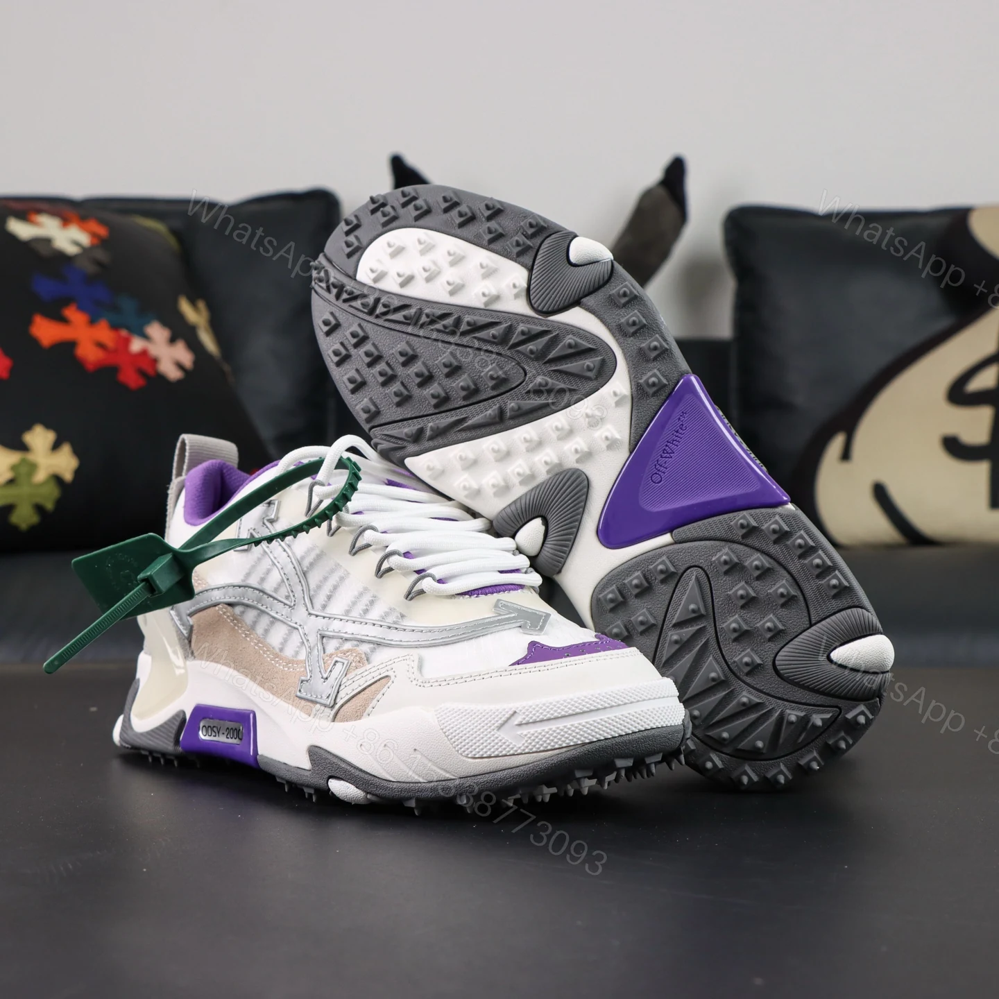 View 3 of Off White ODSY 1000 White Purple