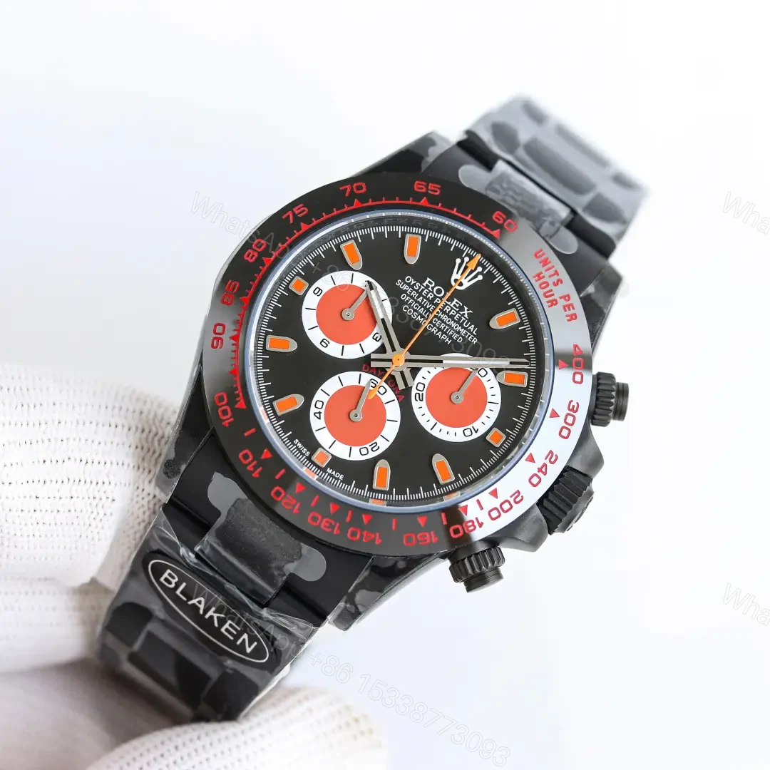 View 3 of Rolex Daytona Red Ferrari DLC Black Dial 40mm ROLEX-DAYTONA-RED-DLC-40