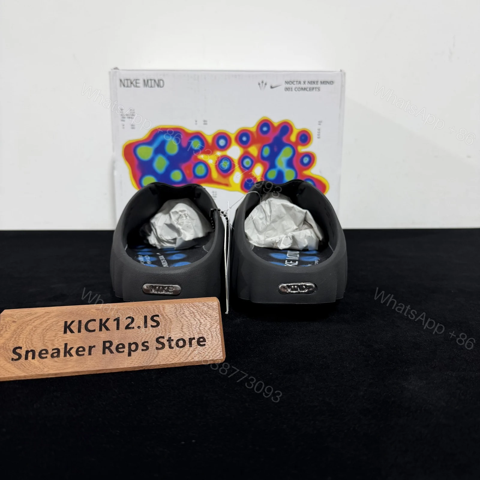 View 7 of NOCTA x Nike Mind 001 Slide Black Reps
