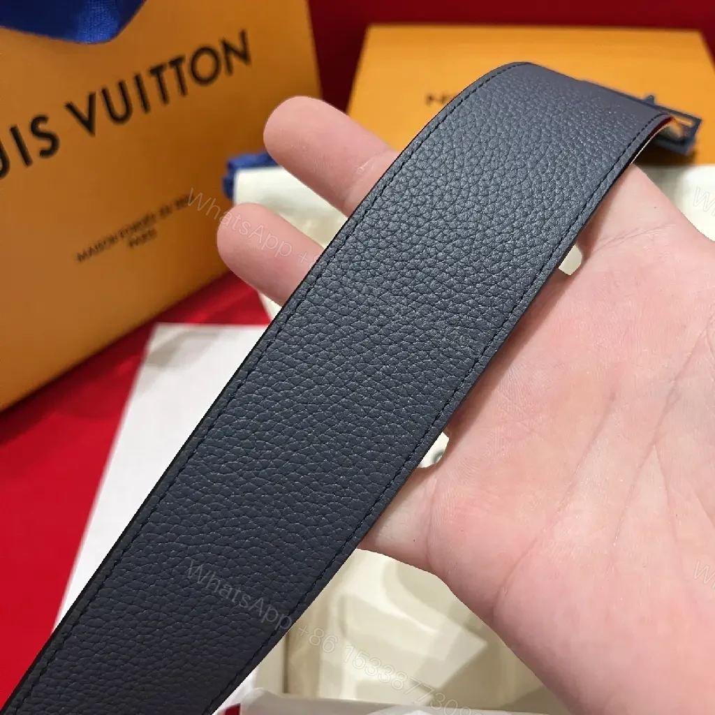 View 9 of Minimalist Luxury Belt with Bold LV Hardware: Refined Everyday Edge