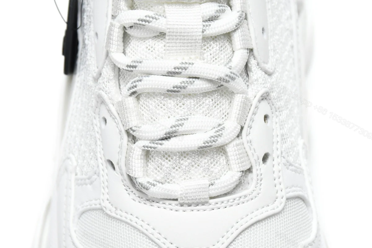 View 6 of Balenciaga Triple S White Silver 524039 W2FS4 120