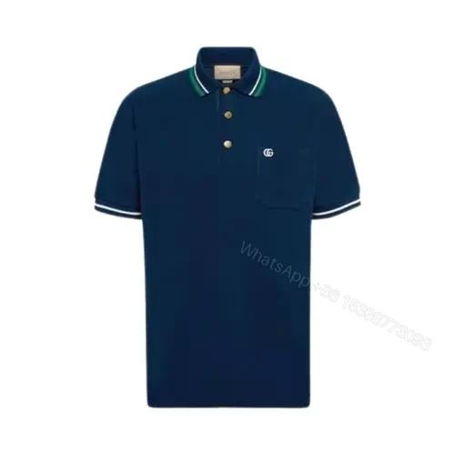 Gucci Wool Cotton Jersey Polo Shirt — view 1