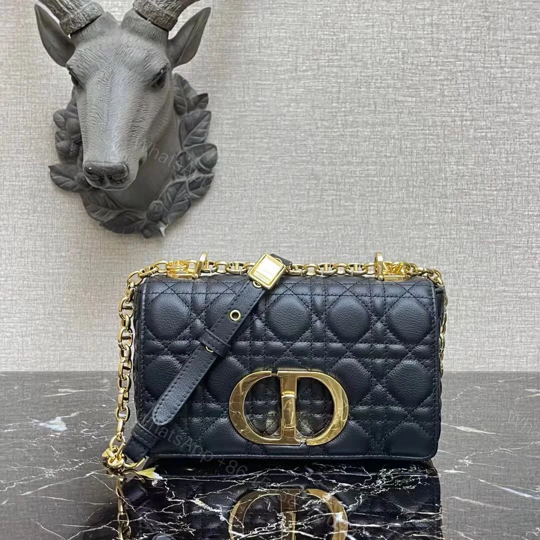 Dior Caro Leather Crossbody Bag — view 1