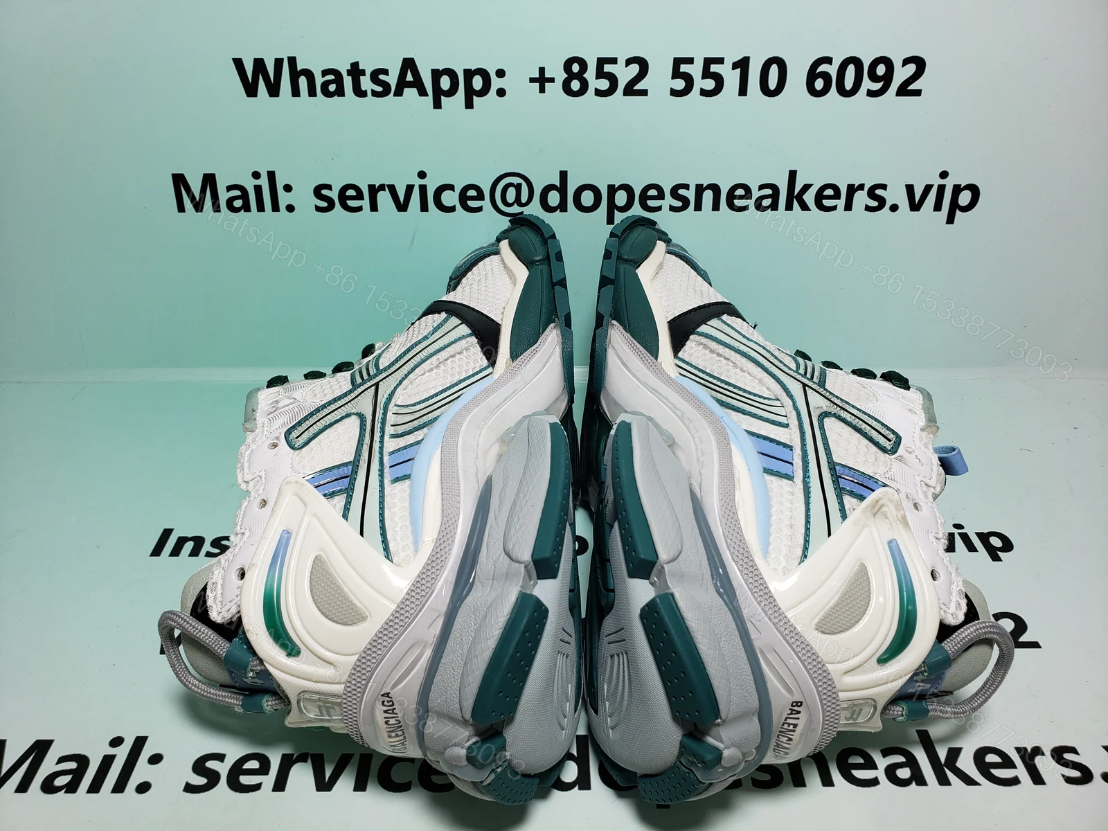 View 5 of Balenciaga Runner WMNS White Green 772767W3RMU9034