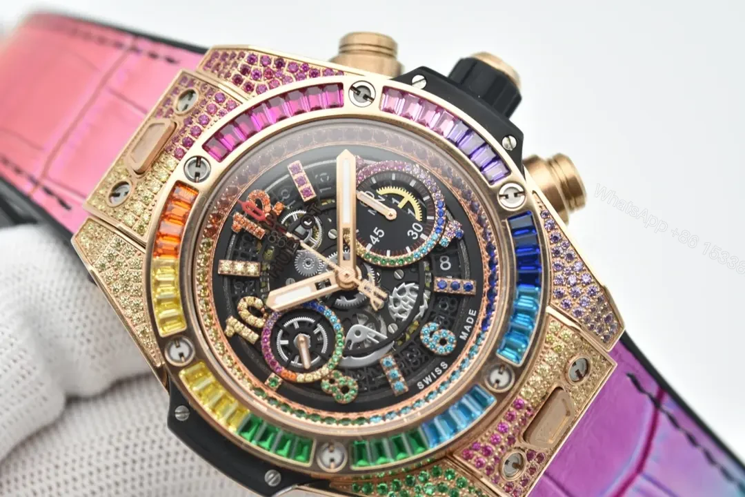 View 2 of Hublot Big Bang Rainbow Chronograph Watch