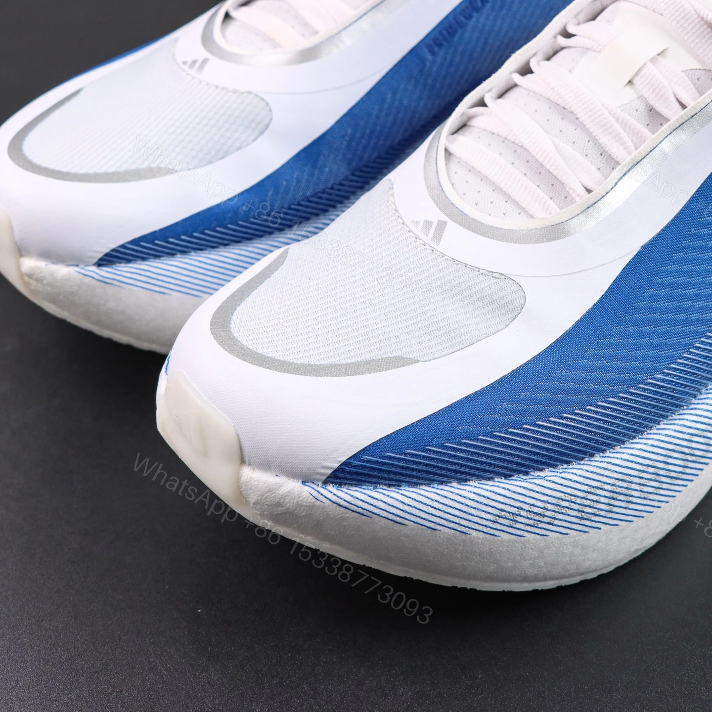 View 5 of adidas Hyperboost Edge White Blue