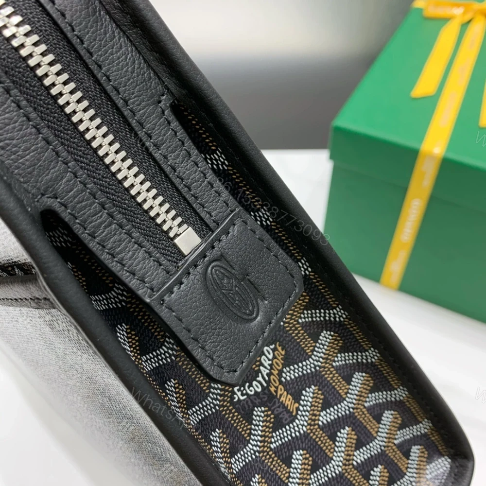 View 3 of 高仿Goyard*JOUVEM1多功能洗漱手拿包黑色大號免檢版