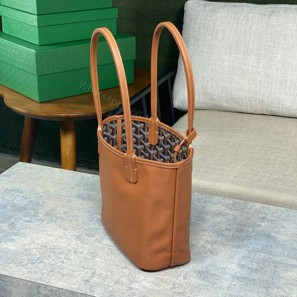 View 4 of 高仿Goyard*GY10183雙面兩用MiniTote手袋棕色免檢版