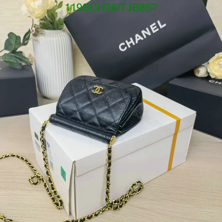 View 4 of Chanel Micro Bag in Genuine Leather with Black Design M78901