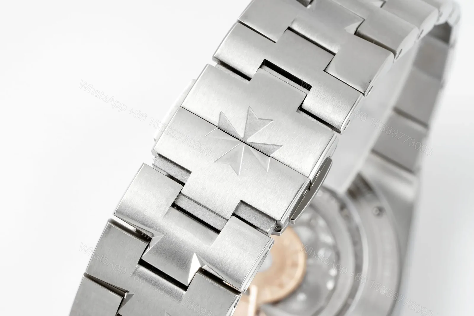 View 9 of GS Factory Vacheron Constantin Overseas Perpetual Calendar 4300V Series Watch – Blue Dial, Stainless Steel Case and Bracelet, Automatic Movement with Moon Phase