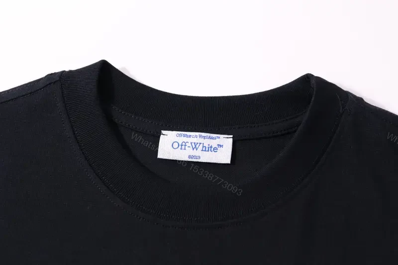 View 8 of Off-White Tee + Cotton Jersey + Modern Minimal + Subtle Chest Logo + T-Shirt