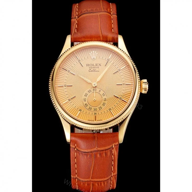 View 2 of Superclone Rolex Cellini Gold Dial REP016789