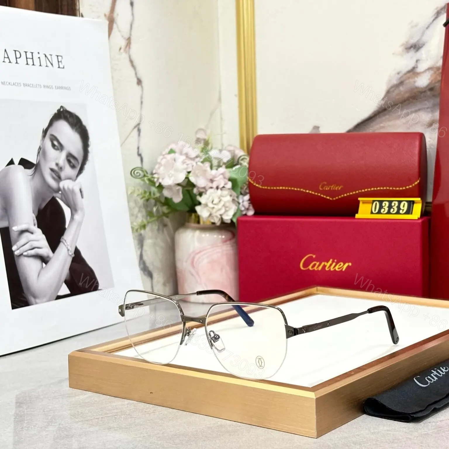 Cartier Optical Frame C09E06-1 Black — view 1