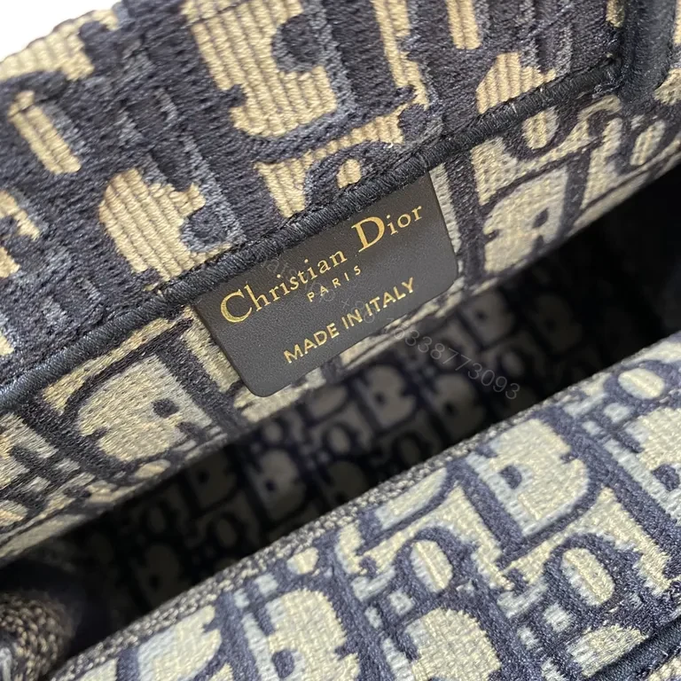 View 7 of Patterned Dior Monogram Tote â€” Structured Everyday Luxury Bag