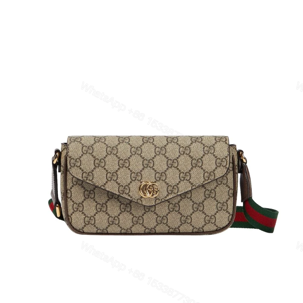 GUCCI OPHIDIA MINI BAG BROWN 22CM — view 1