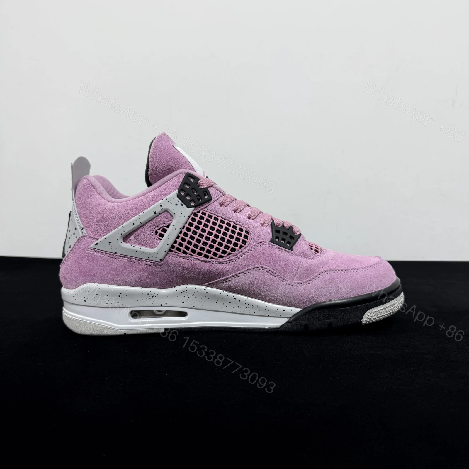 View 2 of Air Jordan 4 Orchid Reps