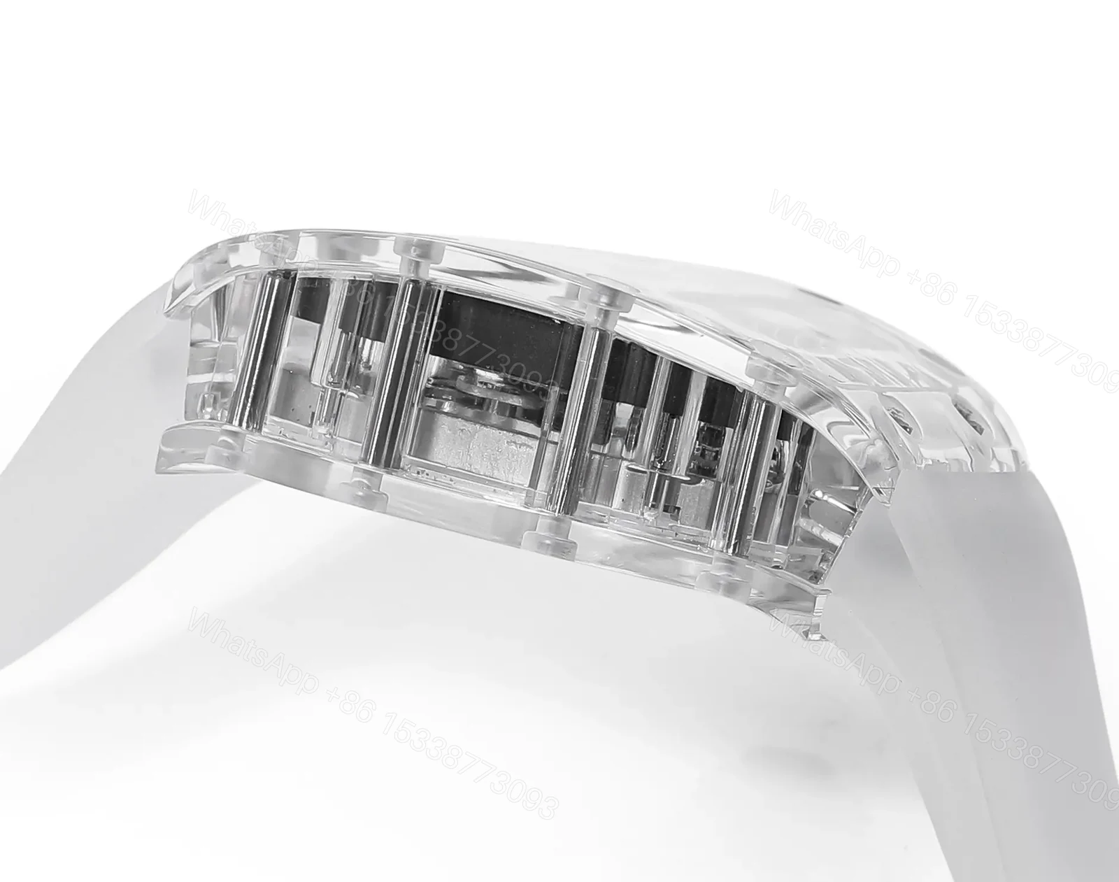 View 7 of KV Factory MS Factory Richard Mille Skull Watch – Transparent