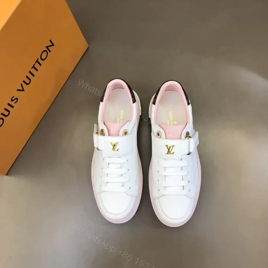 View 4 of LOUIS VUITTON TIME OUT SNEAKER IN WHITE AND PINK – LSVT364