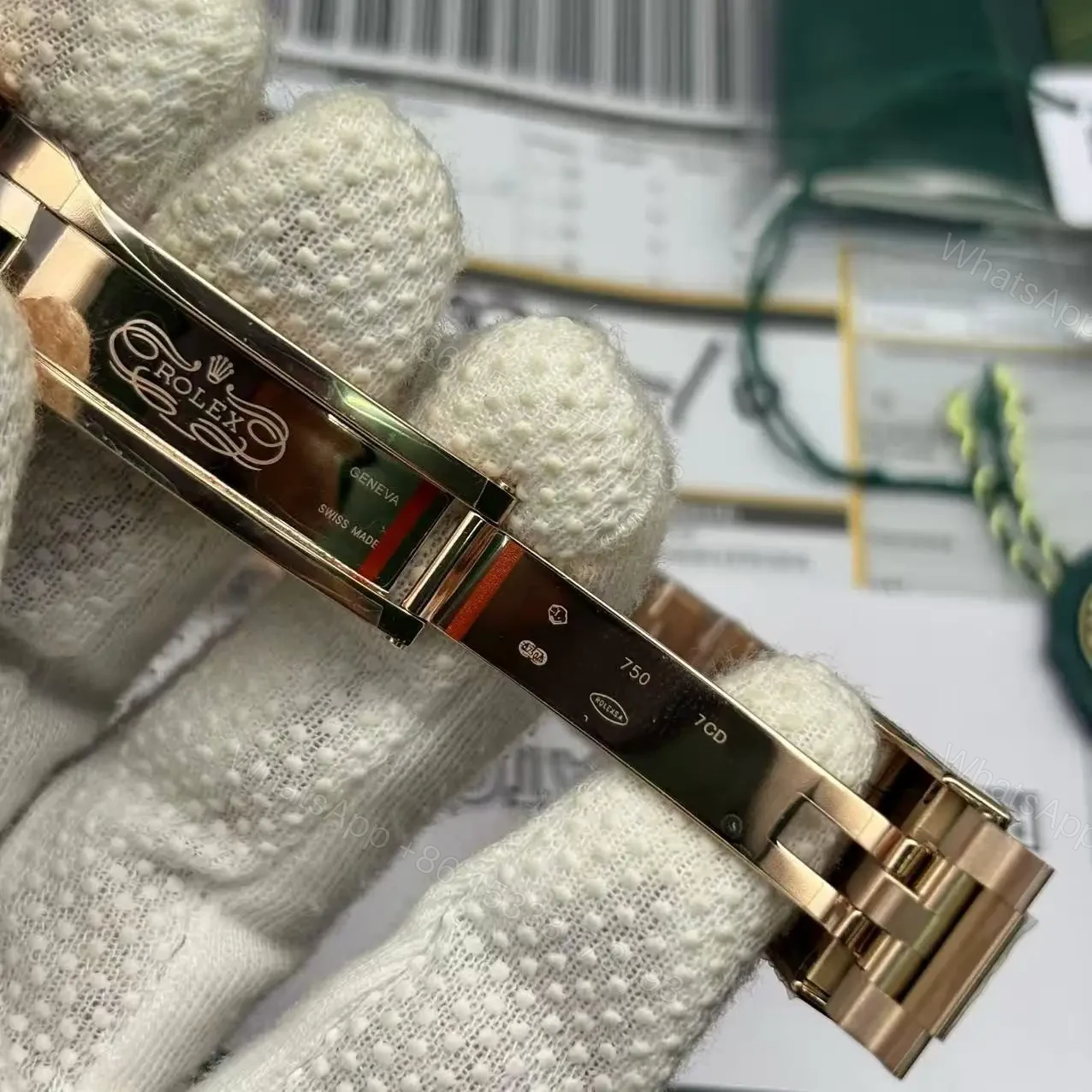 View 7 of Rolex Daytona Rose Gold Swiss Made Clone 116505/1