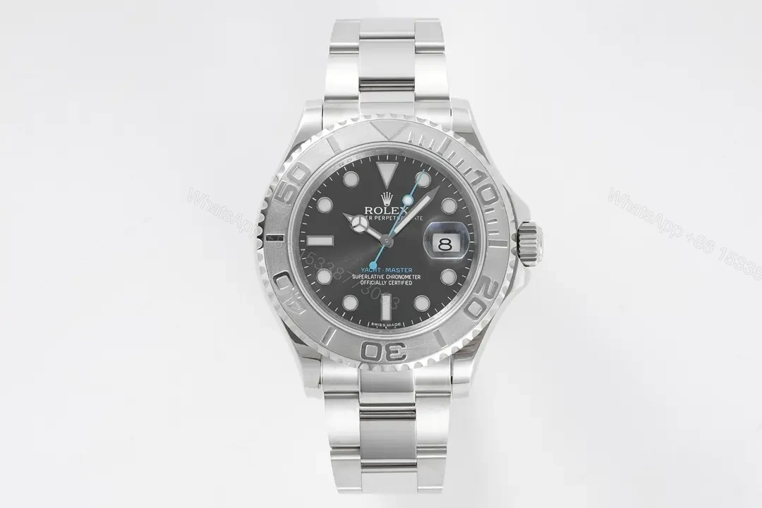 OW Factory Clean Factory Rolex Yacht-Master 40mm Black Dial Stainless Steel — view 1