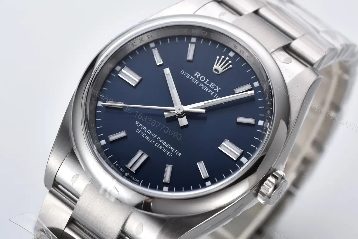 View 2 of Best Rolex Super Clone Oyster Perpetual 36 Bright Blue 126000-0003
