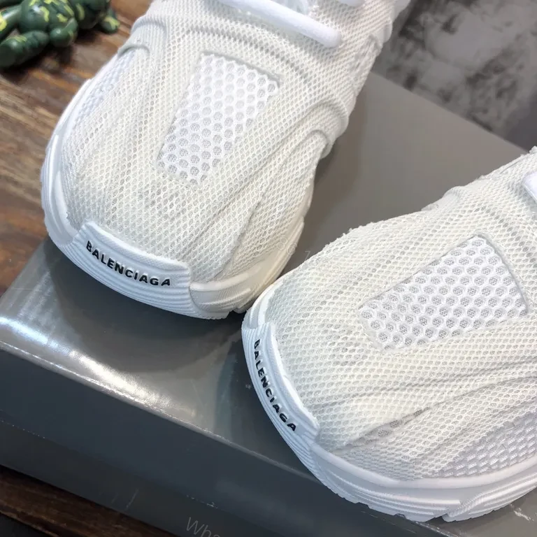 View 9 of Balanced Phantom White Sneakers: Luxury All-Day Comfort