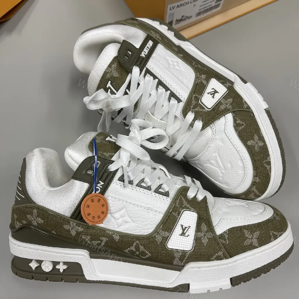 View 5 of White Olive Luxe High-Top Sneakers: Premium Comfort & Style