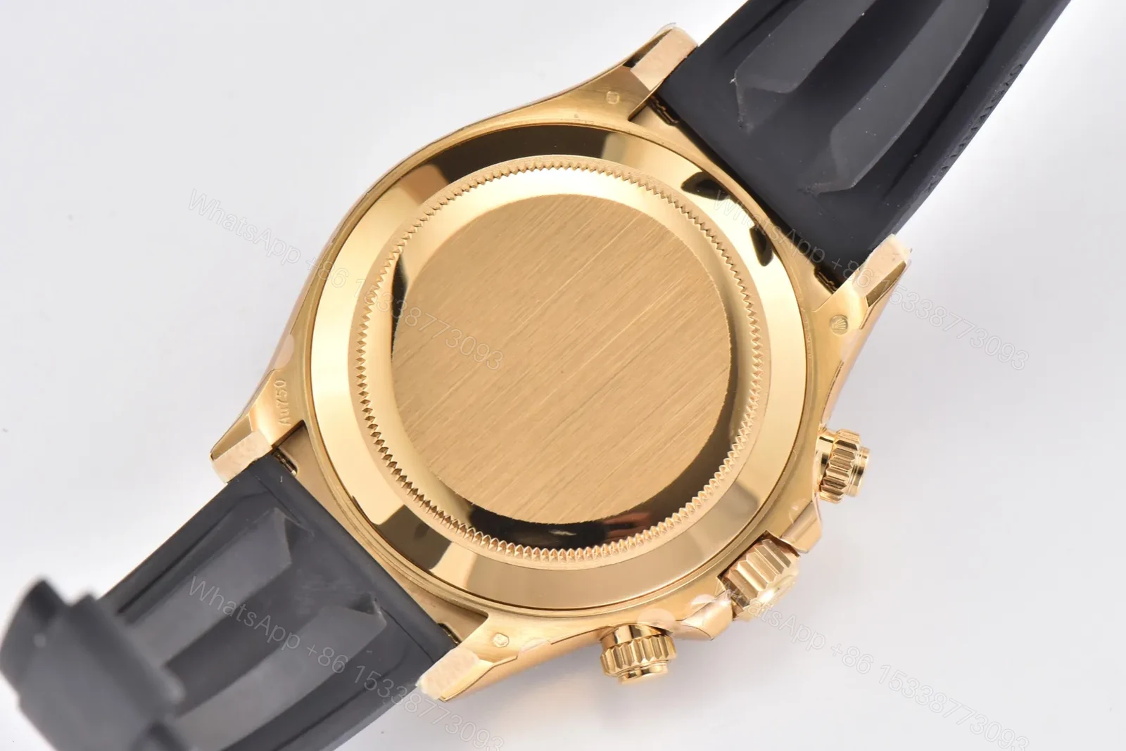View 9 of EW Factory Clean Factory CLEAN Rolex Daytona Gold Black Rubber Strap