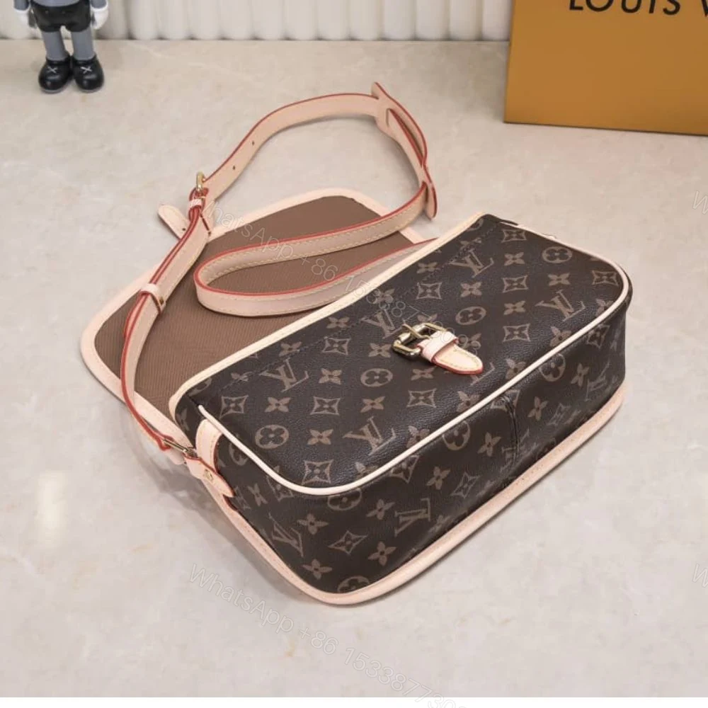 View 4 of Louis Vuitton Monogram Canvas Sologne 26Cm Brown M42250