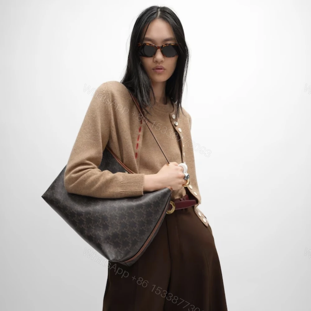View 10 of Celine Soft Shopper Bag In Triomphe Canvas 33Cm