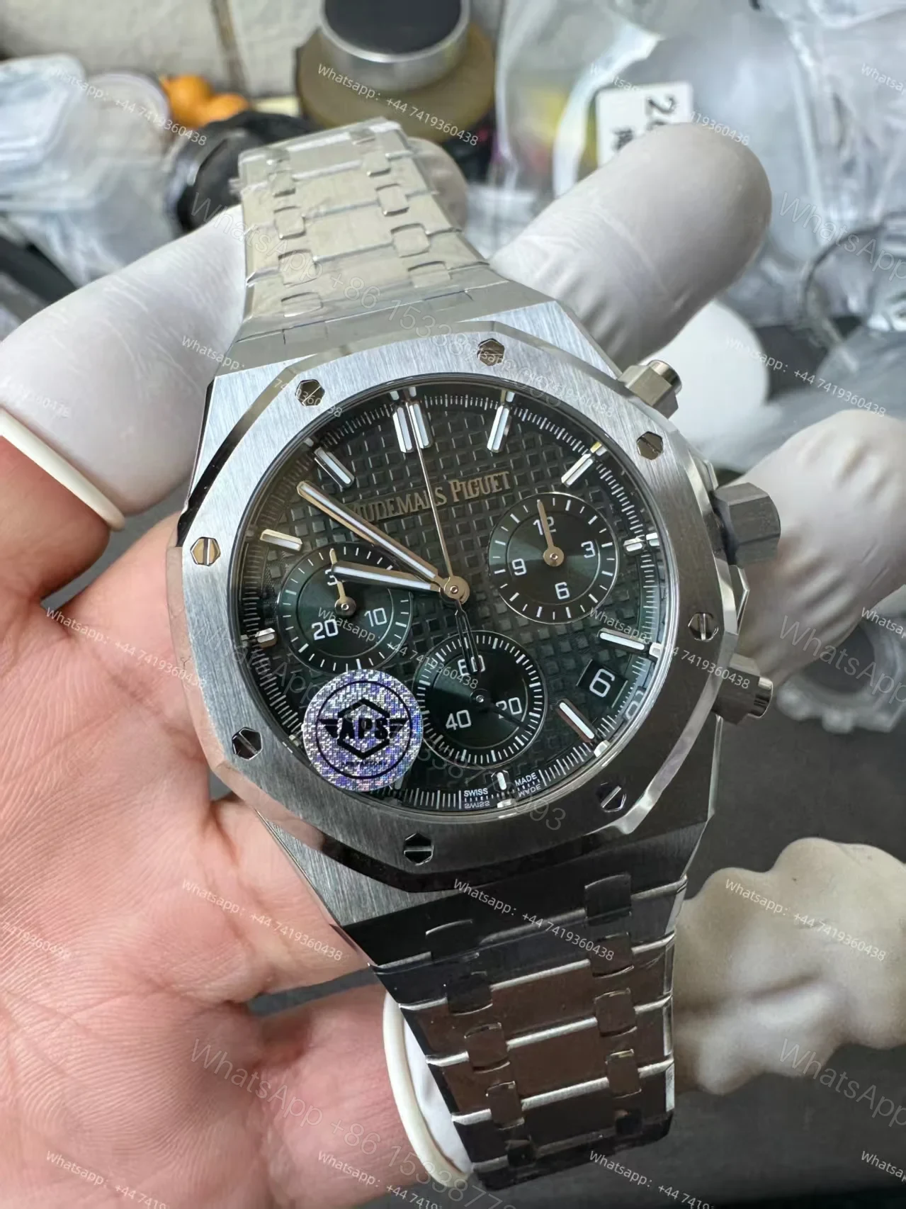 View 6 of Audemars Piguet Royal Oak Chronograph 26240 Series Selfwinding Chronograph Best Super Clone