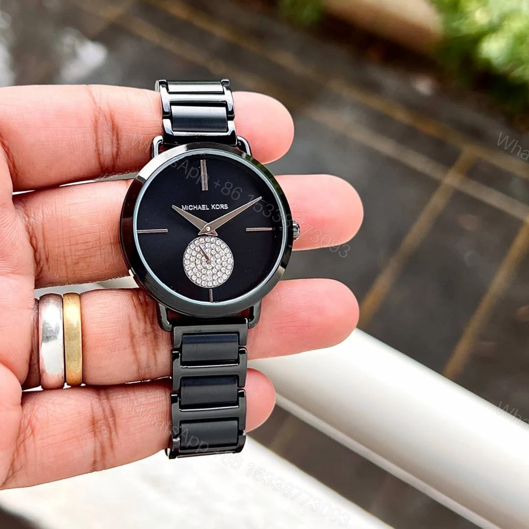 First Copy Michael Kors Portia Japan Watch For Women Black — view 1